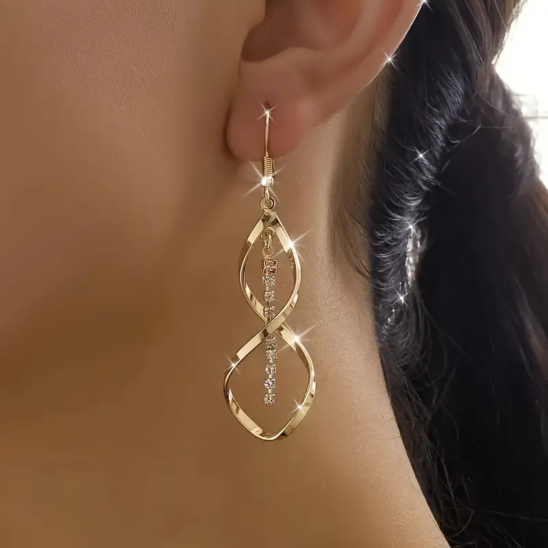 Boucles d’oreilles pendantes élégantes pour femmes, style automnal