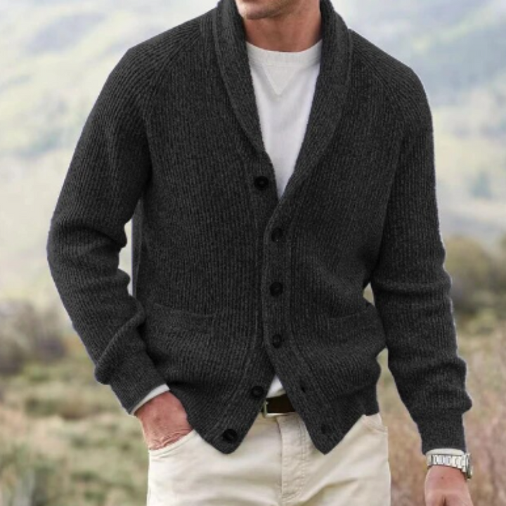 Jacobs™ Gilet Tricoté en Laine Vintage à Col en V pour un Style Intemporel