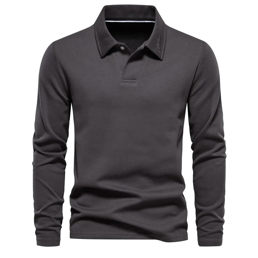 Alonso™ Luxe Pull Polo Élegant et Chaud pour un Look Chic