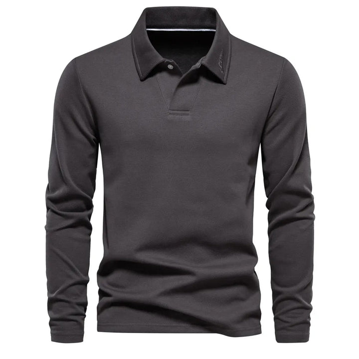 Alonso™ Luxe Pull Polo Élegant et Chaud pour un Look Chic