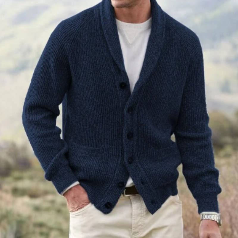 Jacobs™ Gilet Tricoté en Laine Vintage à Col en V pour un Style Intemporel