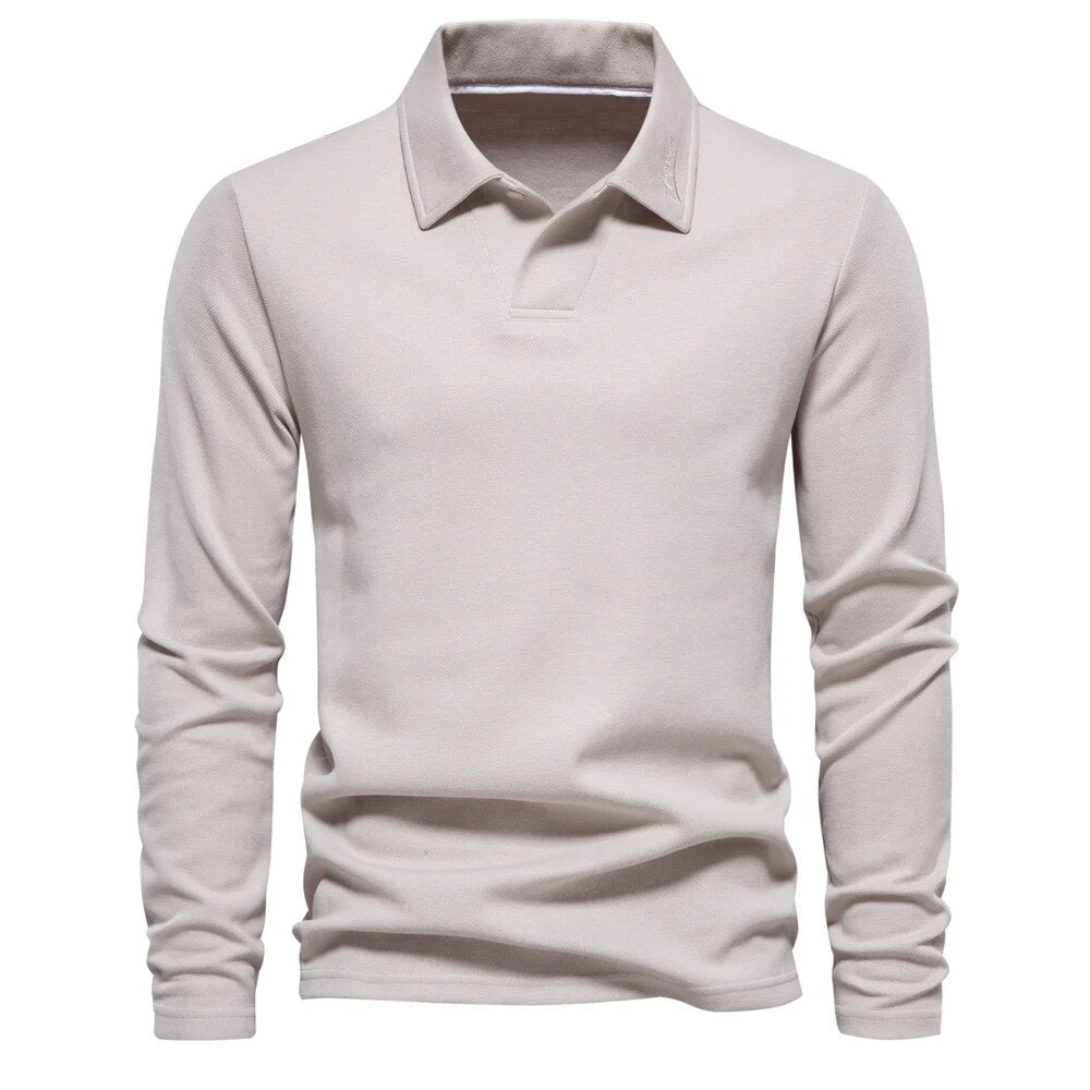 Alonso™ Luxe Pull Polo Élegant et Chaud pour un Look Chic