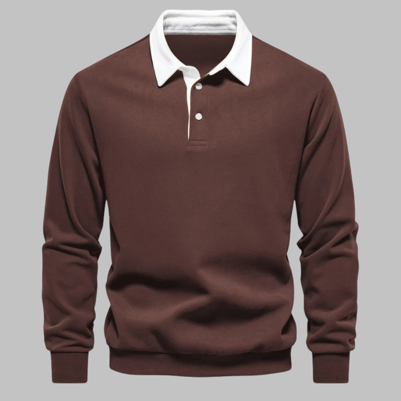 Cornelis™ Pull classique élégant pour homme avec col polo stylé