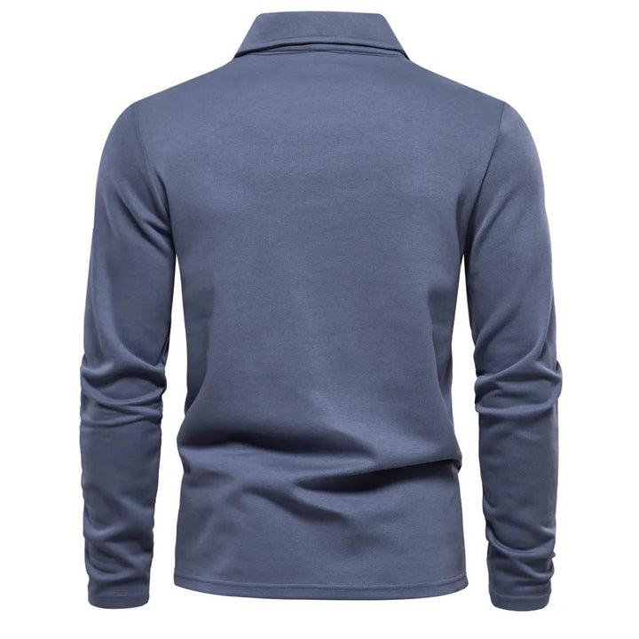 Alonso™ Luxe Pull Polo Élegant et Chaud pour un Look Chic