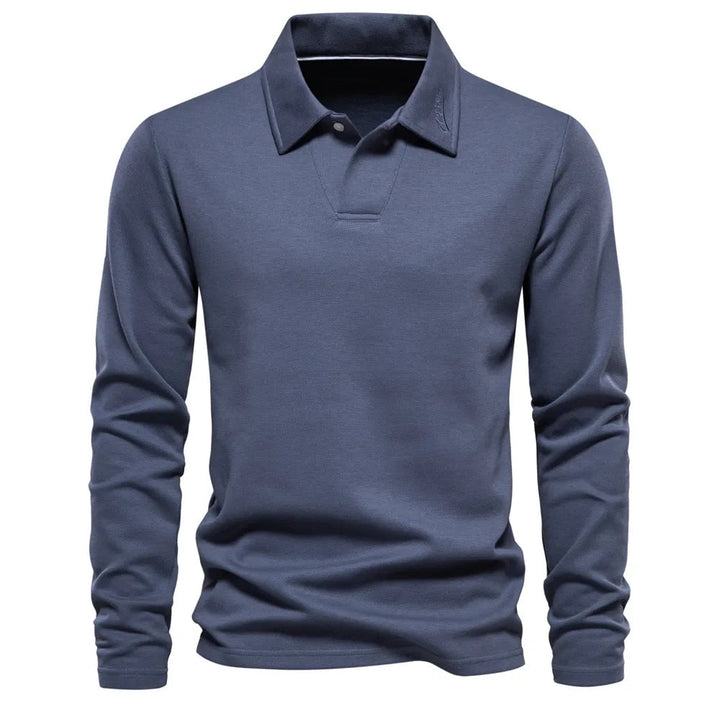 Alonso™ Luxe Pull Polo Élegant et Chaud pour un Look Chic