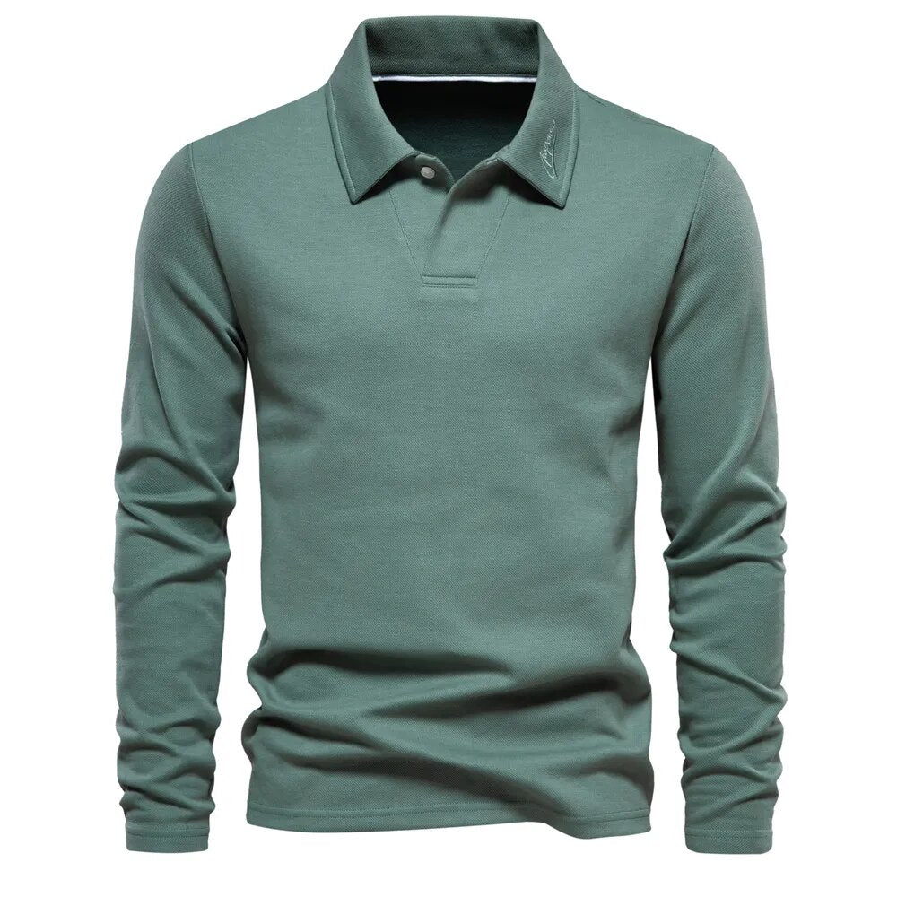 Alonso™ Luxe Pull Polo Élegant et Chaud pour un Look Chic
