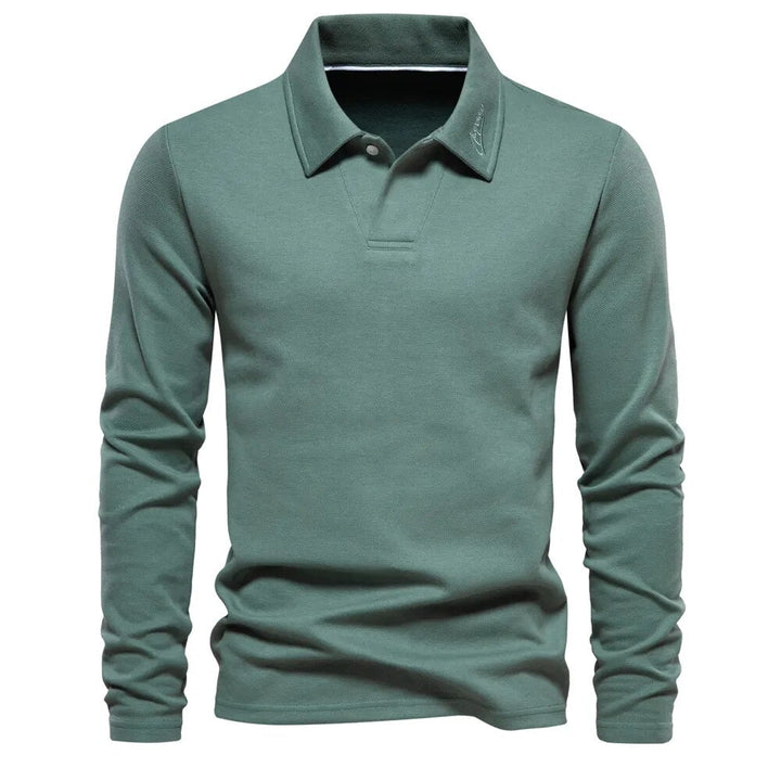Alonso™ Luxe Pull Polo Élegant et Chaud pour un Look Chic