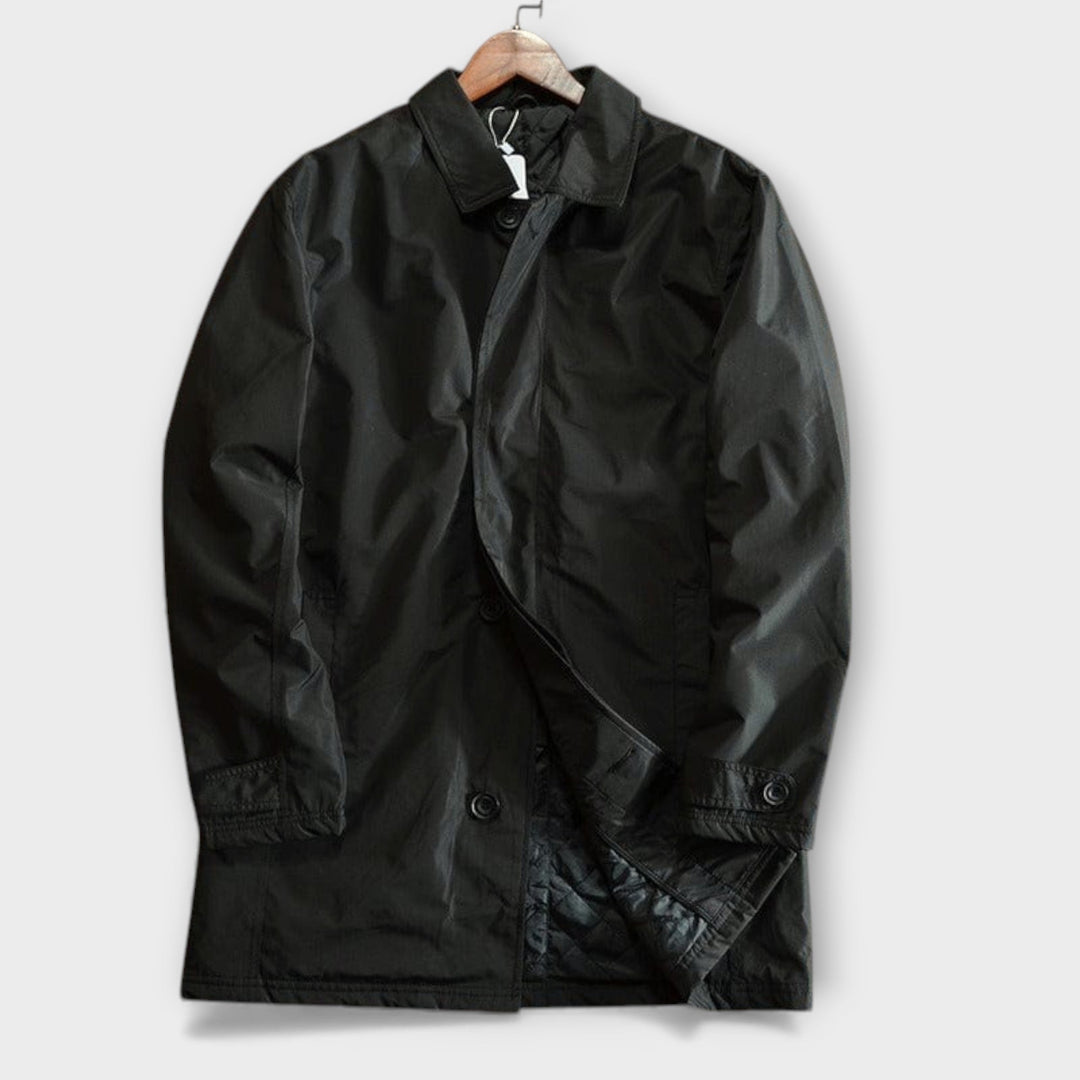 Veste de pluie homme mi-saison imperméable en matière synthétique pour l’automne