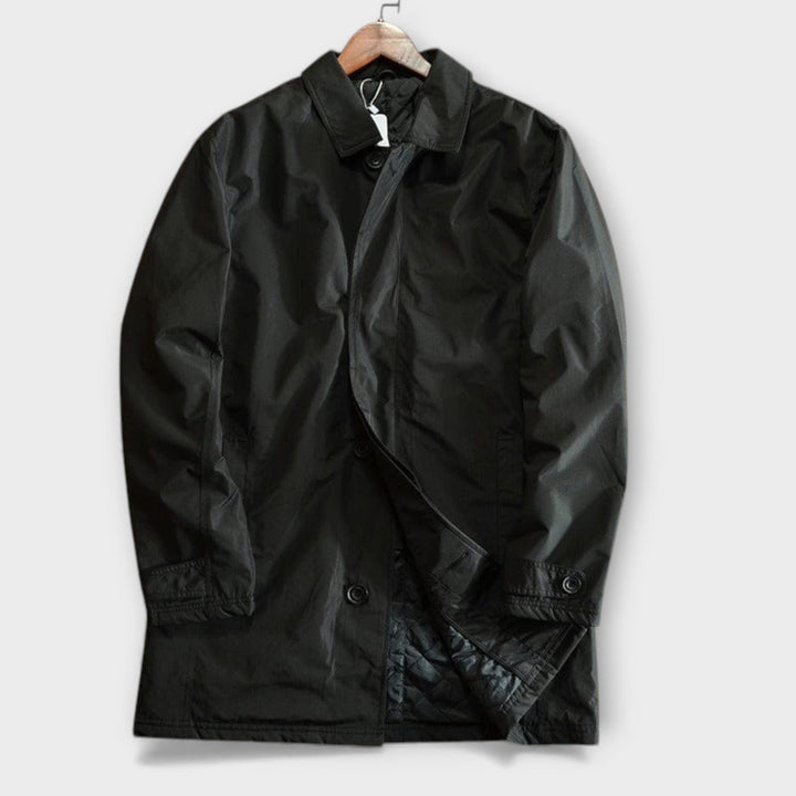 Veste de pluie homme mi-saison imperméable en matière synthétique pour l’automne