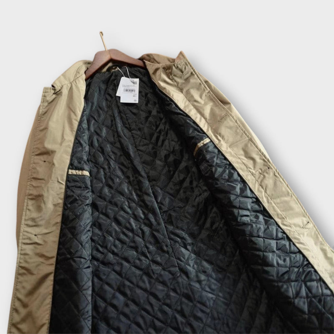 Veste de pluie homme mi-saison imperméable en matière synthétique pour l’automne