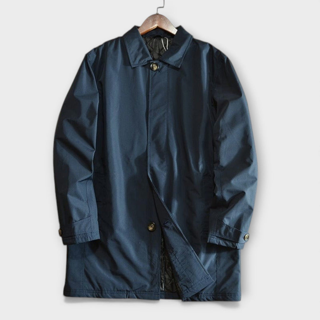 Veste de pluie homme mi-saison imperméable en matière synthétique pour l’automne