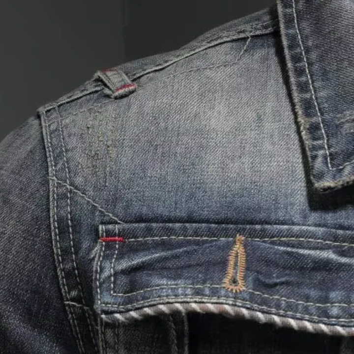 NATHAN - Trendy denim jacket for men