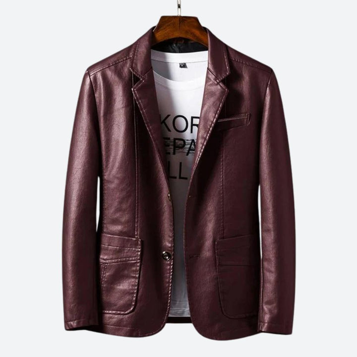 Blazer en cuir élégant - Samuel