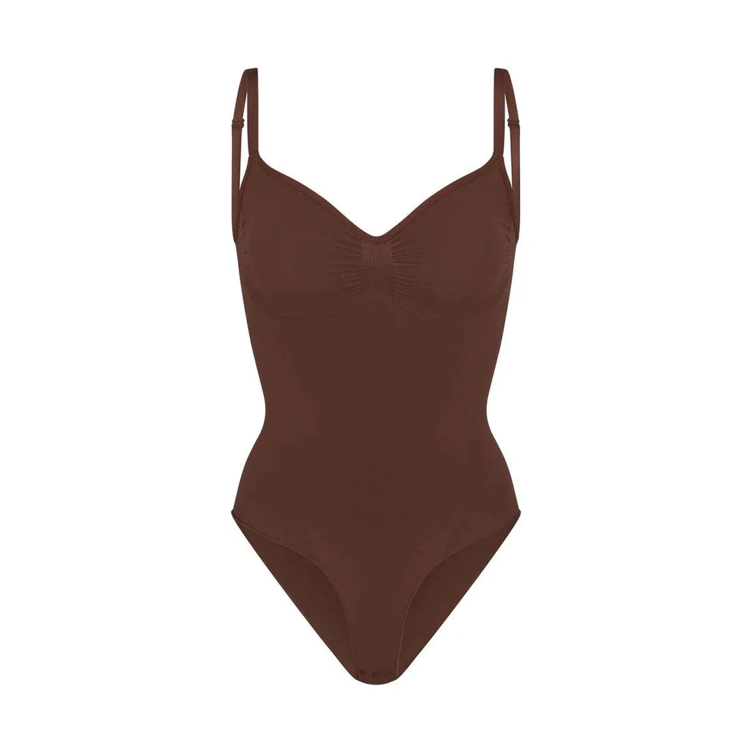 Body sculptant femme en coton respirant avec bretelles réglables pour l’automne