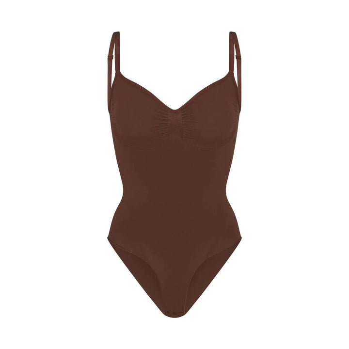 Body sculptant femme en coton respirant avec bretelles réglables pour l’automne