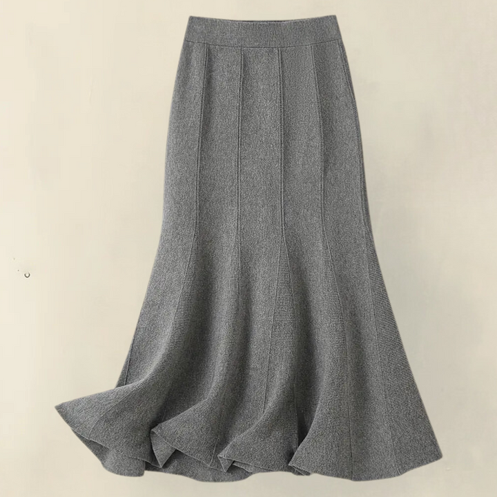 Jupe maxi en jersey Freesia élégante à taille haute pour femmes