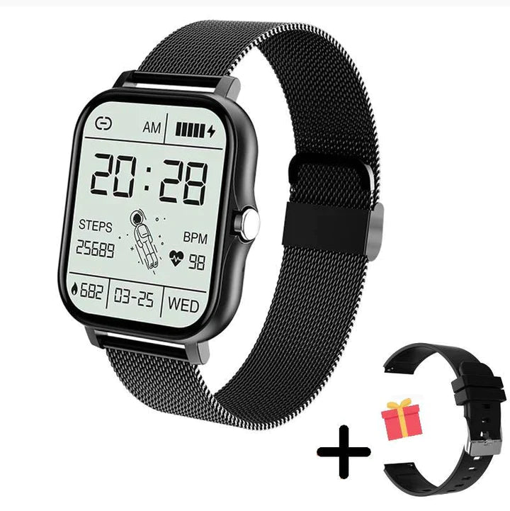 LuxeTime | Elegant Smartwatch for Women with Activity Tracker, Heart Rate Monitor, and Chic Design.