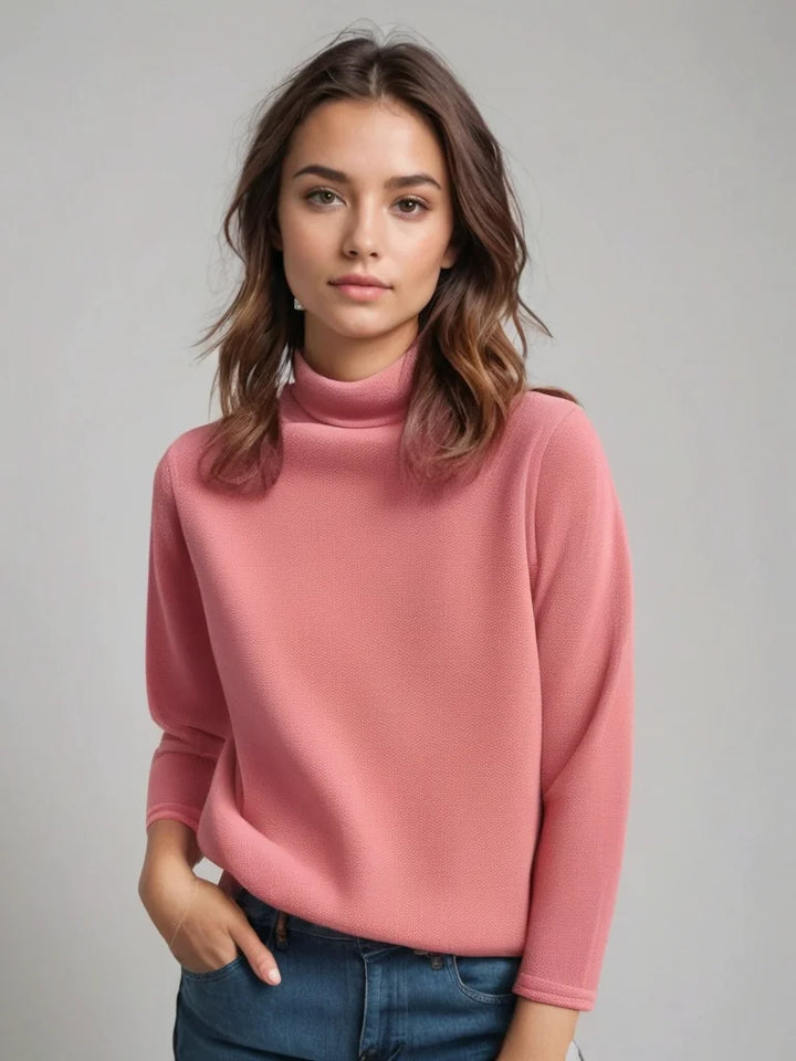 Women's wool turtleneck sweater, a classic and comfortable style for autumn
