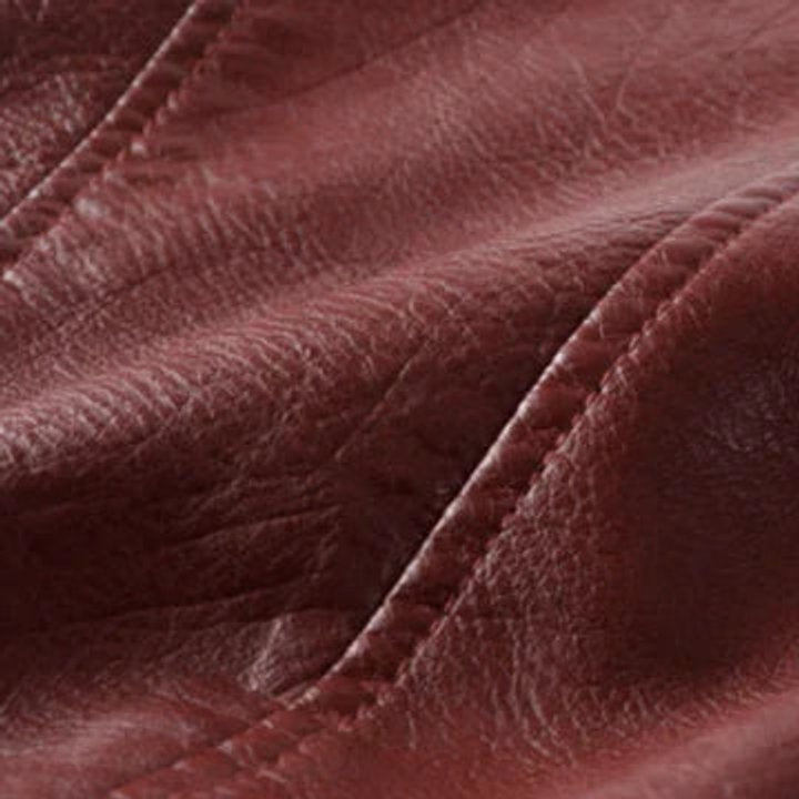 Veste perfecto femme en simili cuir avec ceinture pour l’automne