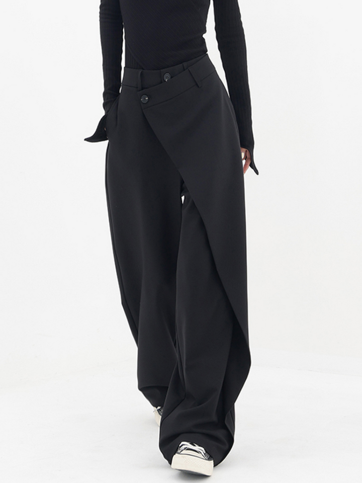 Stylish Emma - Very trendy asymmetrical baggy pants