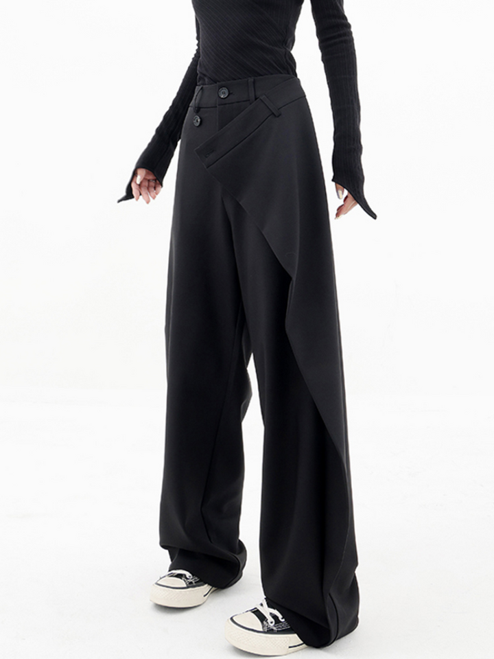 Stylish Emma - Very trendy asymmetrical baggy pants
