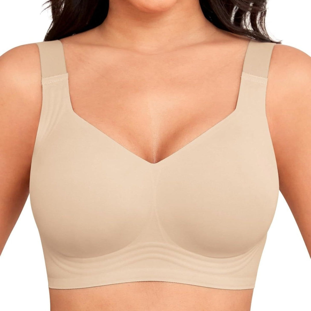 Soutien-gorge sans coutures femme en coton respirant à couverture complète pour l’automne