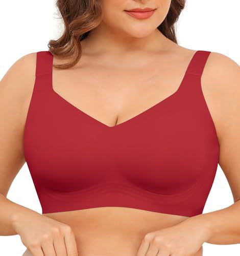Soutien-gorge sans coutures femme en coton respirant à couverture complète pour l’automne