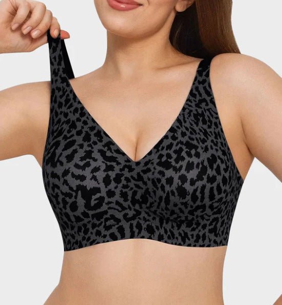 Soutien-gorge sans coutures femme en coton respirant à couverture complète pour l’automne