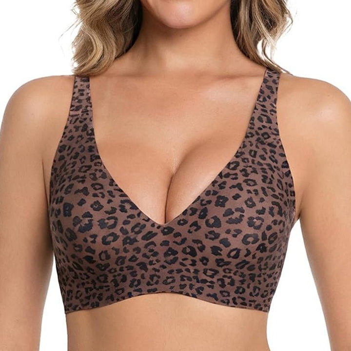 Soutien-gorge sans coutures femme en coton respirant à couverture complète pour l’automne