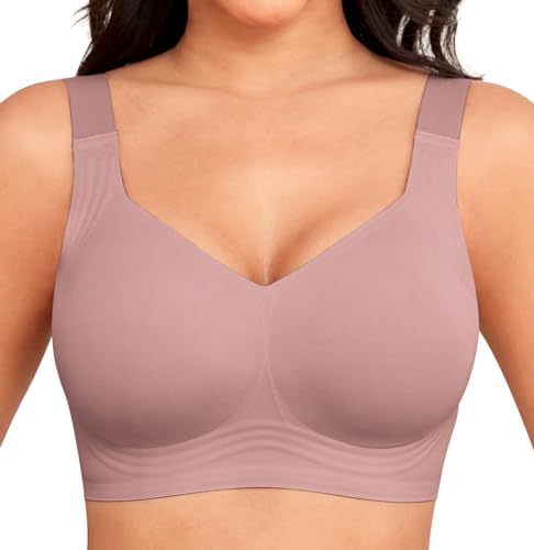 Soutien-gorge sans coutures femme en coton respirant à couverture complète pour l’automne
