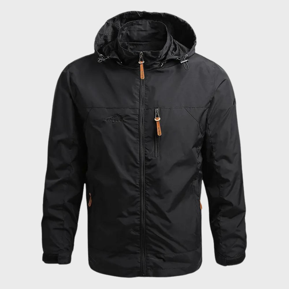 Veste imperméable pour homme à capuche, coupe-vent, pour l’automne
