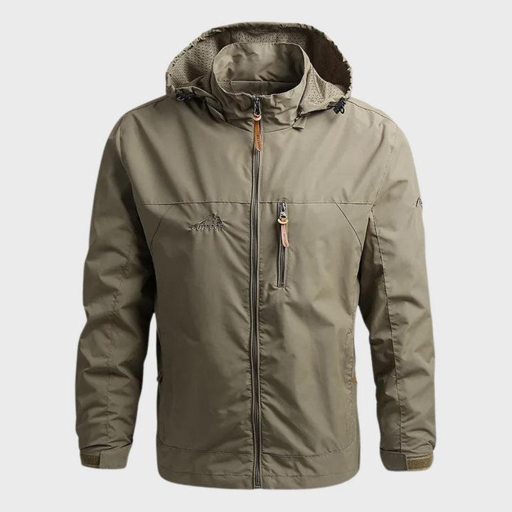 Veste imperméable pour homme à capuche, coupe-vent, pour l’automne