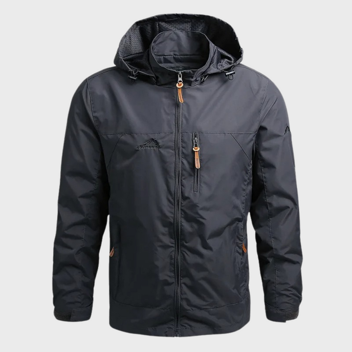 Veste imperméable pour homme à capuche, coupe-vent, pour l’automne