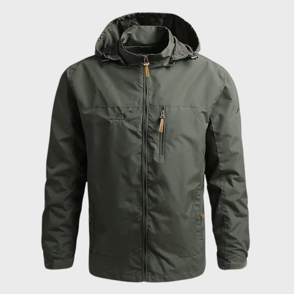 Veste imperméable pour homme à capuche, coupe-vent, pour l’automne