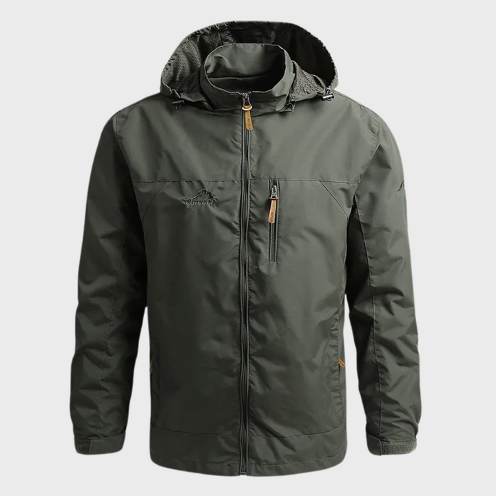 Veste imperméable pour homme à capuche, coupe-vent, pour l’automne