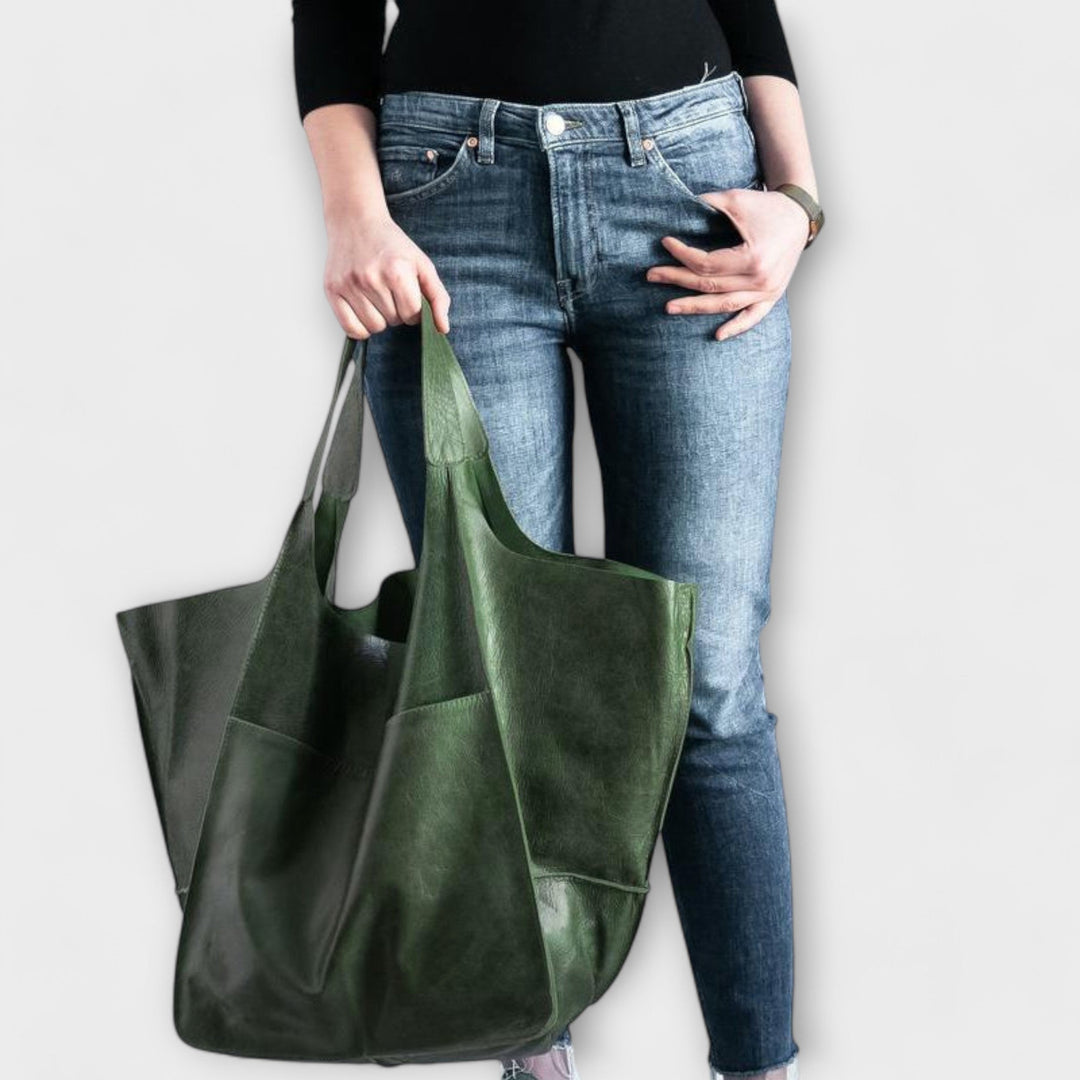 Sac de voyage week-end en cuir pour femme, spacieux, collection automne