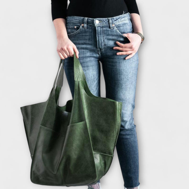 Sac de voyage week-end en cuir pour femme, spacieux, collection automne