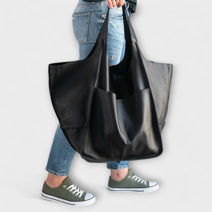 Sac de voyage week-end en cuir pour femme, spacieux, collection automne