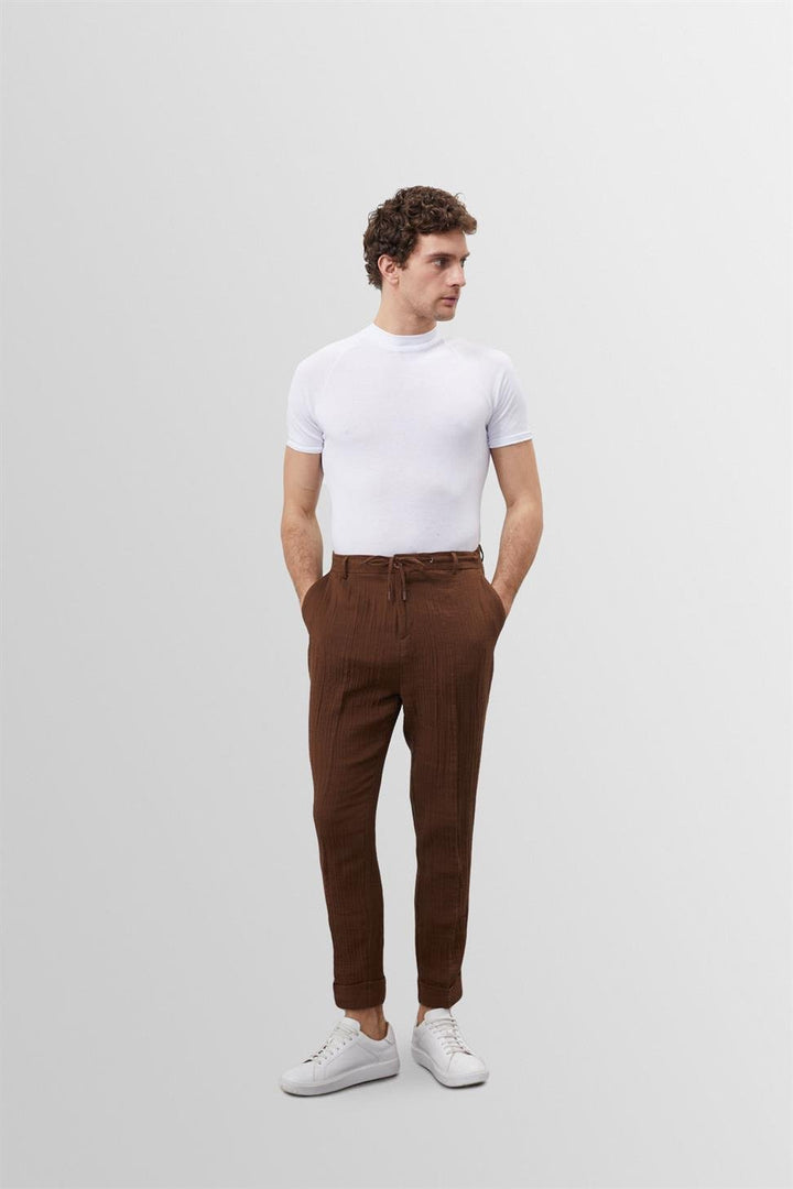 Joachim | T-shirt Slim Fit Blanc Classique Intemporel pour Hommes