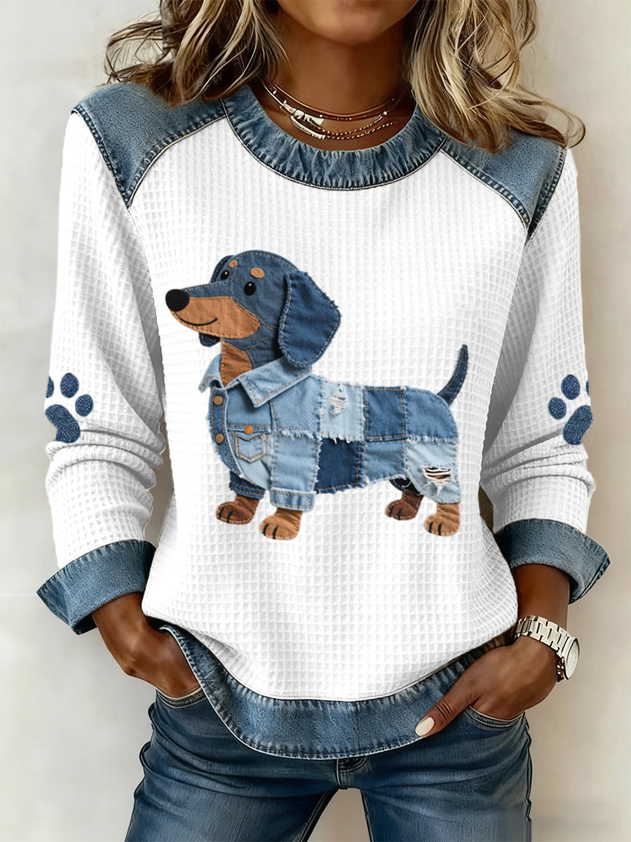 Sweat-shirt femme en coton à enfiler, pour l’automne