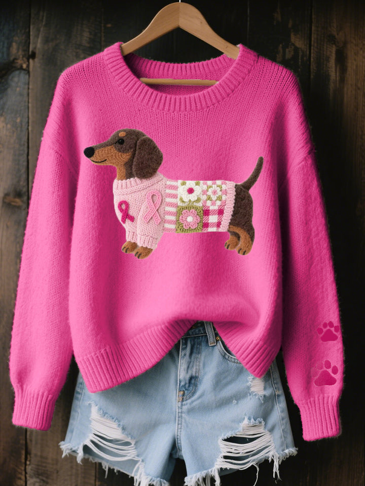 Pull femme en maille à motif nordique pour l'automne et l'hiver