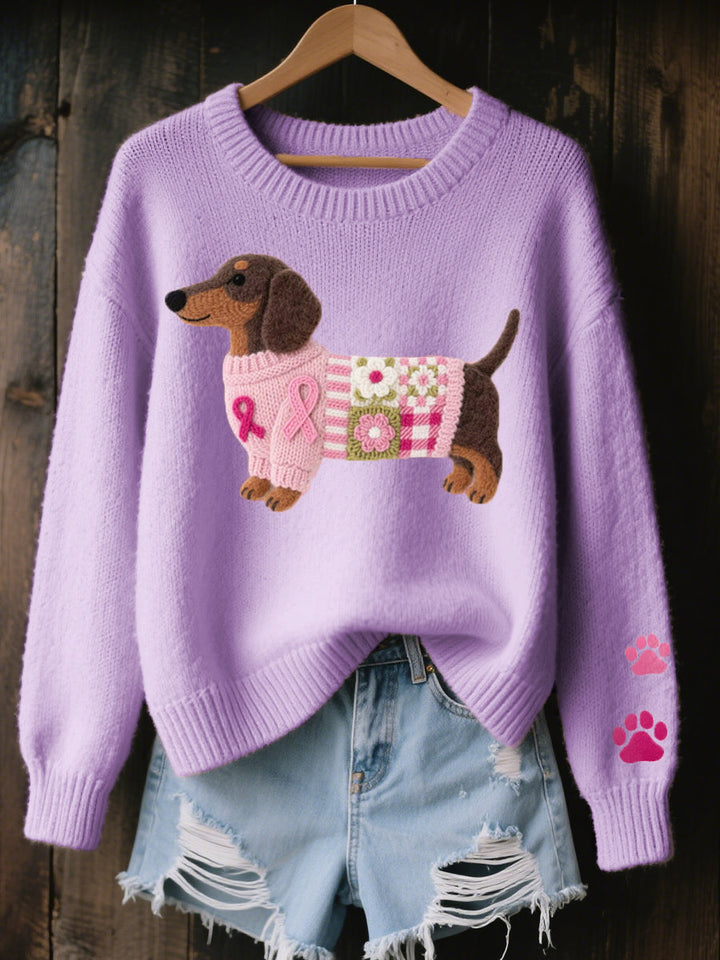 Pull femme en maille à motif nordique pour l'automne et l'hiver