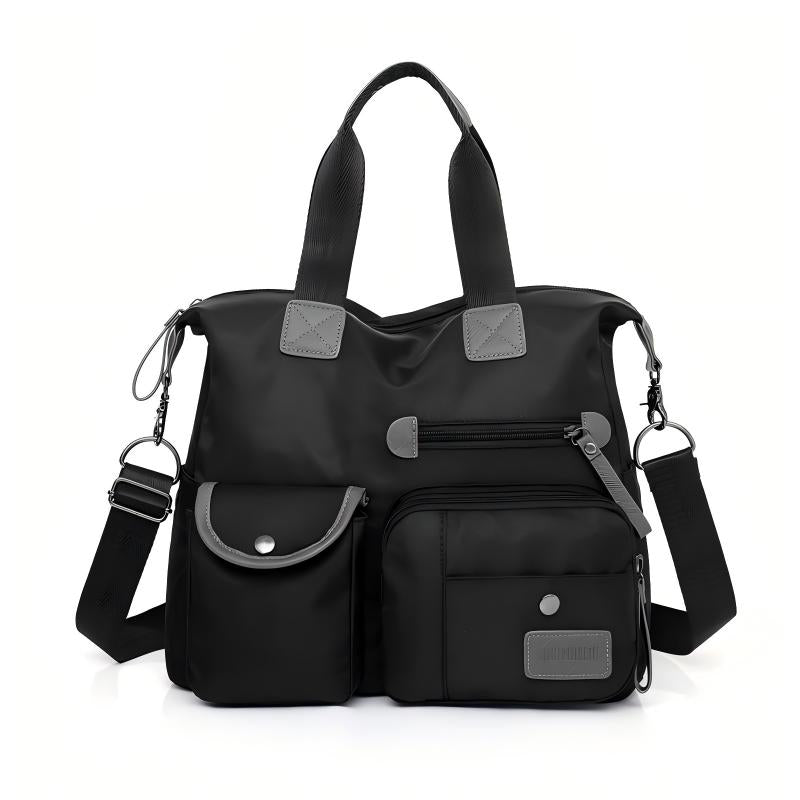 Sac cabas pour femme en nylon, imperméable et spacieux, pour le travail, automne