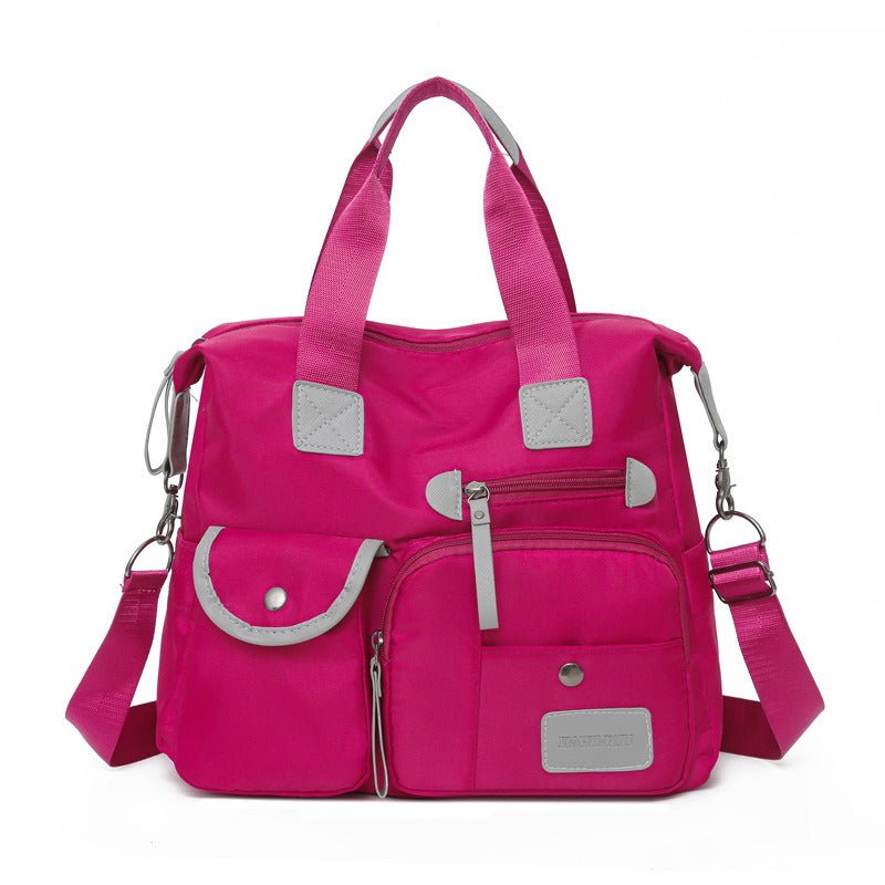 Sac cabas pour femme en nylon, imperméable et spacieux, pour le travail, automne