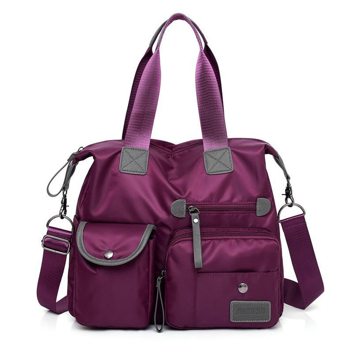 Sac cabas pour femme en nylon, imperméable et spacieux, pour le travail, automne
