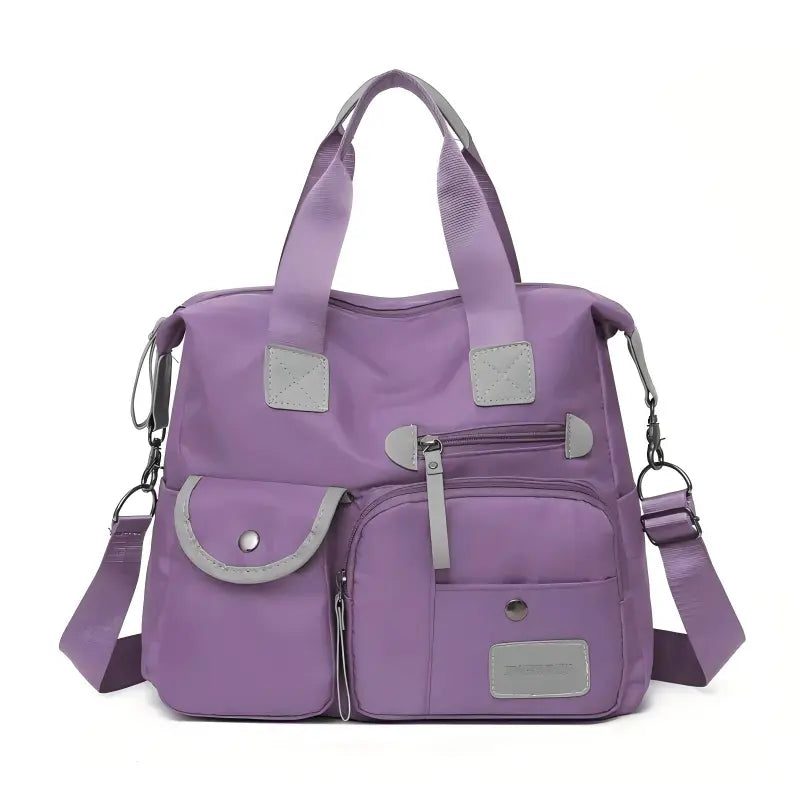 Sac cabas pour femme en nylon, imperméable et spacieux, pour le travail, automne