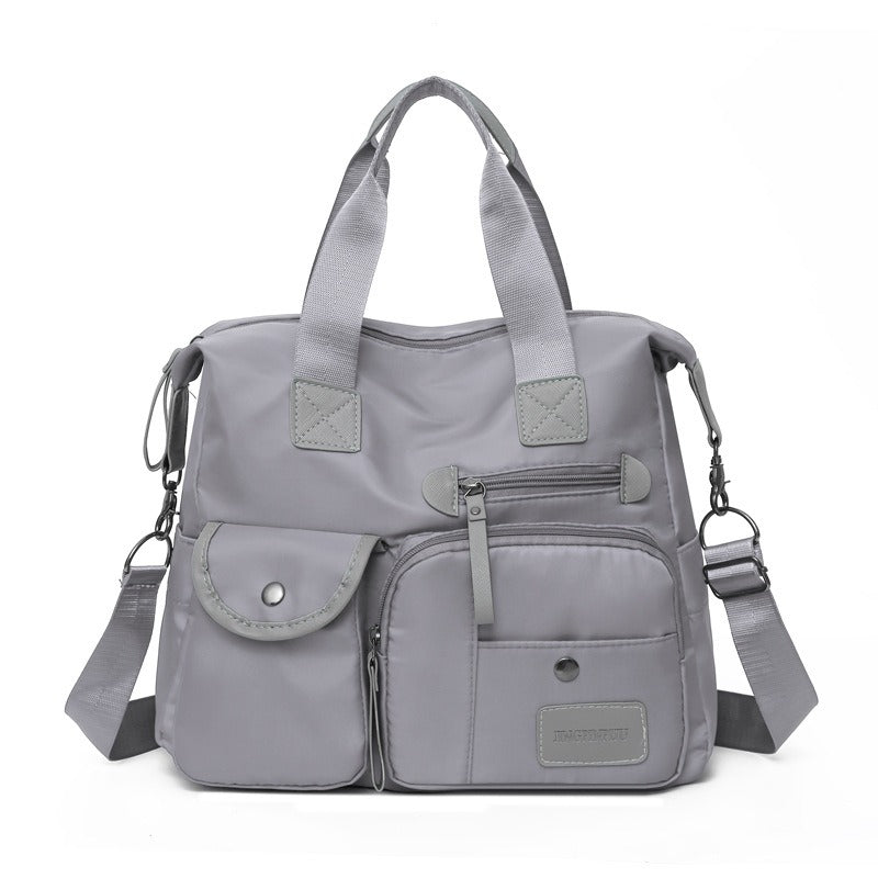 Sac cabas pour femme en nylon, imperméable et spacieux, pour le travail, automne