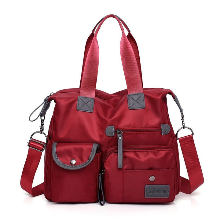 Sac cabas pour femme en nylon, imperméable et spacieux, pour le travail, automne