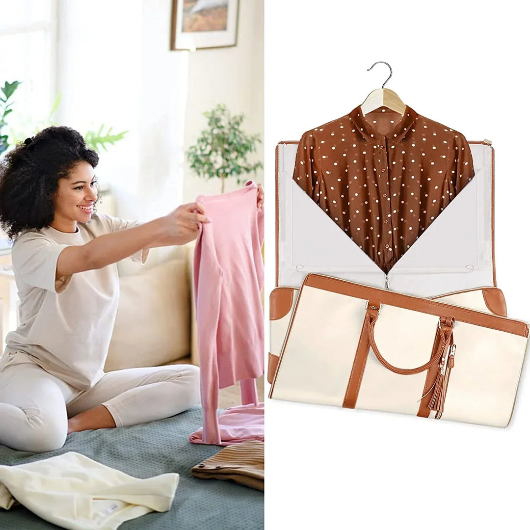 Sac de rangement pliable compact pour articles de voyage