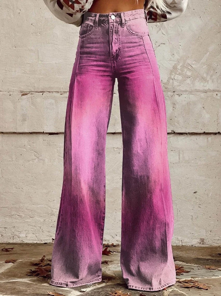 Edie - Stylish retro pants with very trendy wide leg